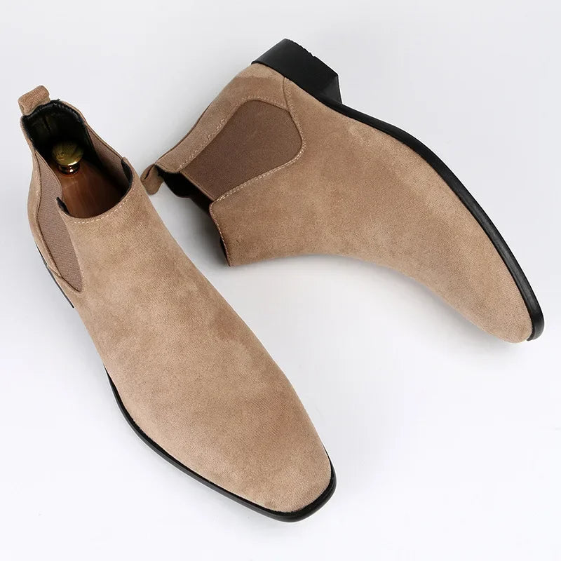 Bottes Chelsea Cuir Brun pour Homme - PanierRoyale