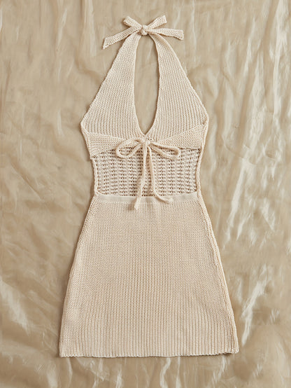 Elbea™ – Robe Crochet Femme Courte Transparente Bohème Chic Été