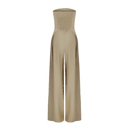 ÉléganceChic™ – Combinaison Femme Chic Sans Bretelles Polyvalente et Confortable