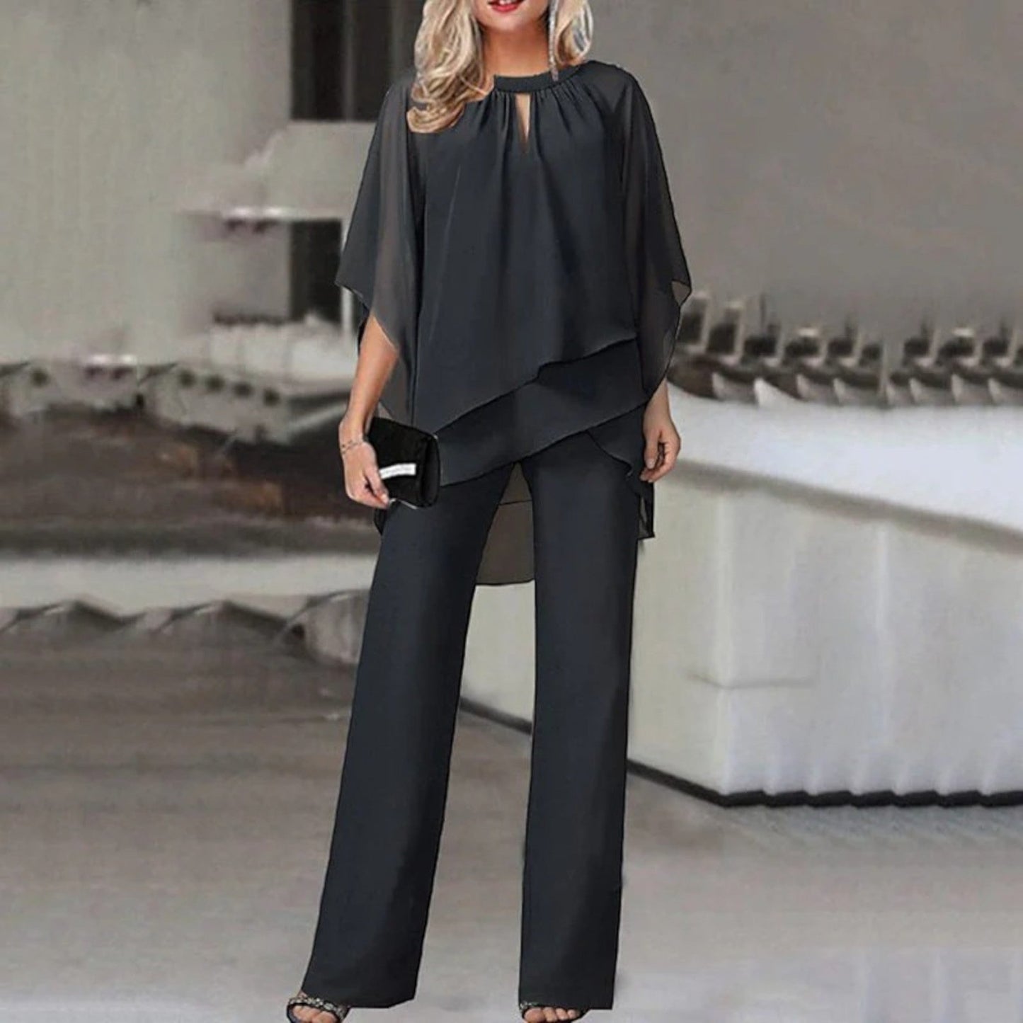 Robe Deux Pièces Été Femme Moderne et Élégante