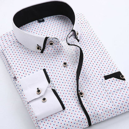 Chemise Homme à Carreaux Classique pour Bureau - PanierRoyale