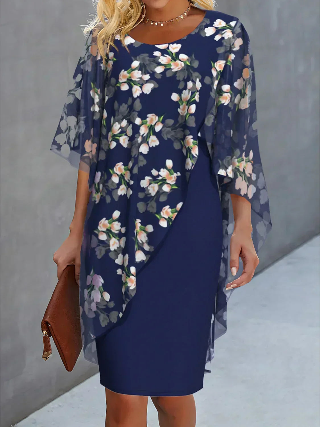 Robe de Soirée Femme Chiffon Décontractée Chic - PanierRoyale