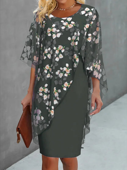 Robe de Soirée Femme Chiffon Décontractée Chic