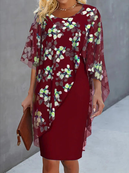 Robe de Soirée Femme Chiffon Décontractée Chic