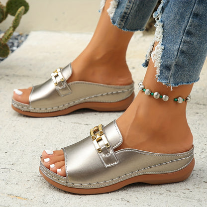 Eleganza™ – Elegance Sandales Compensées Femme