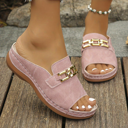 Eleganza™ – Elegance Sandales Compensées Femme