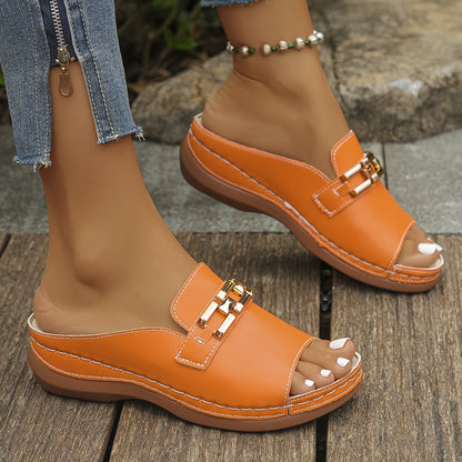 Eleganza™ – Elegance Sandales Compensées Femme