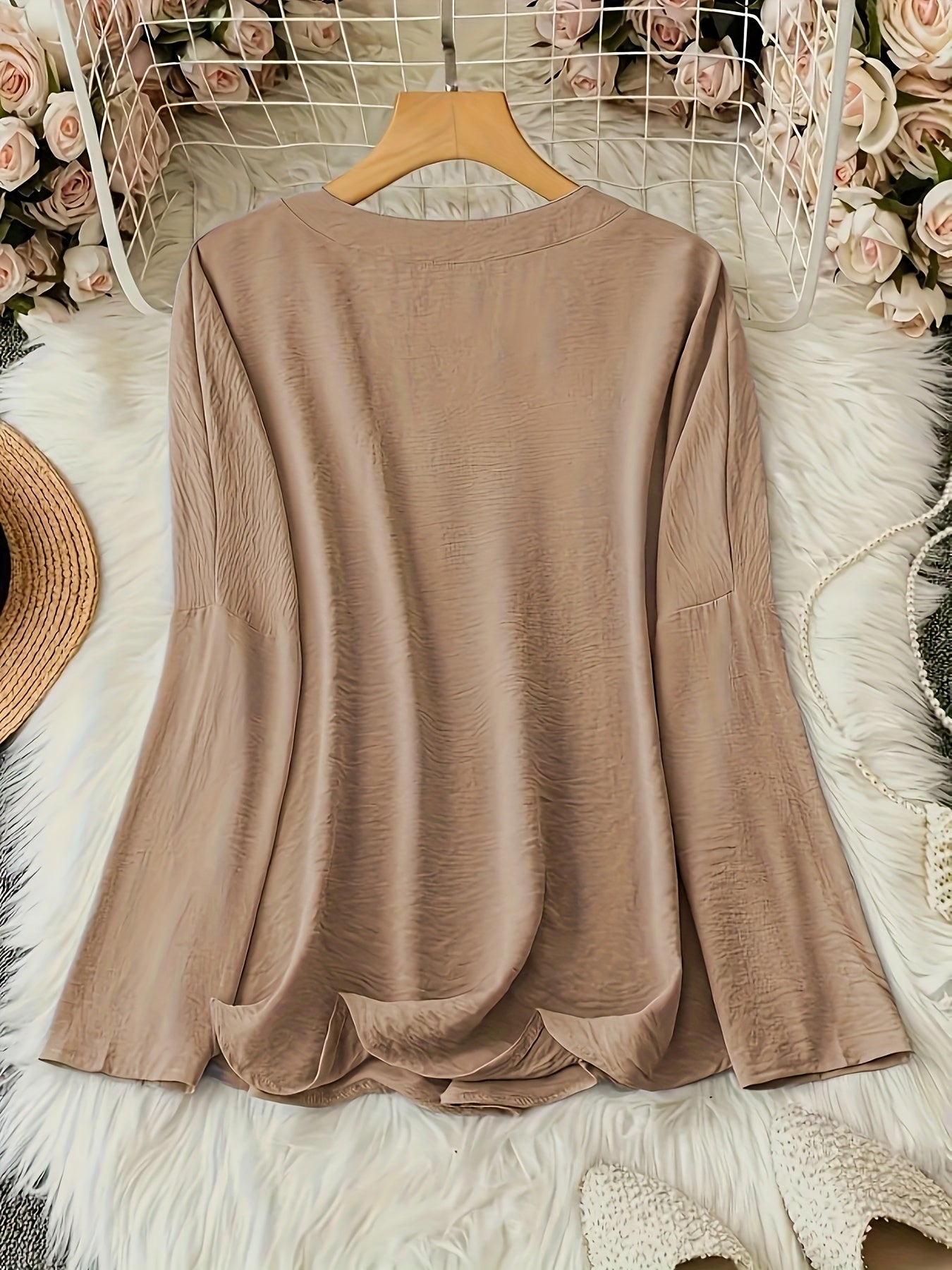 Eleganzia™ – Chemise Fluide Femme Casual