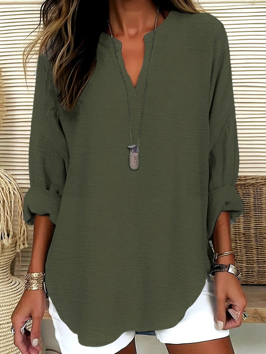 Chemise Femme Décontractée en Coton Doux - PanierRoyale
