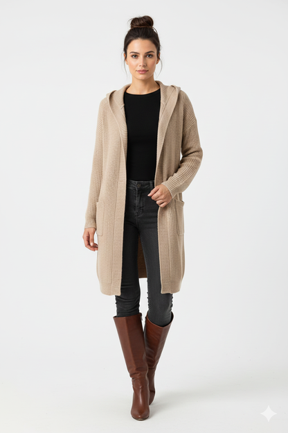 Gilet Femme Élégant - Cardigan Long Léger et Chic - PanierRoyale