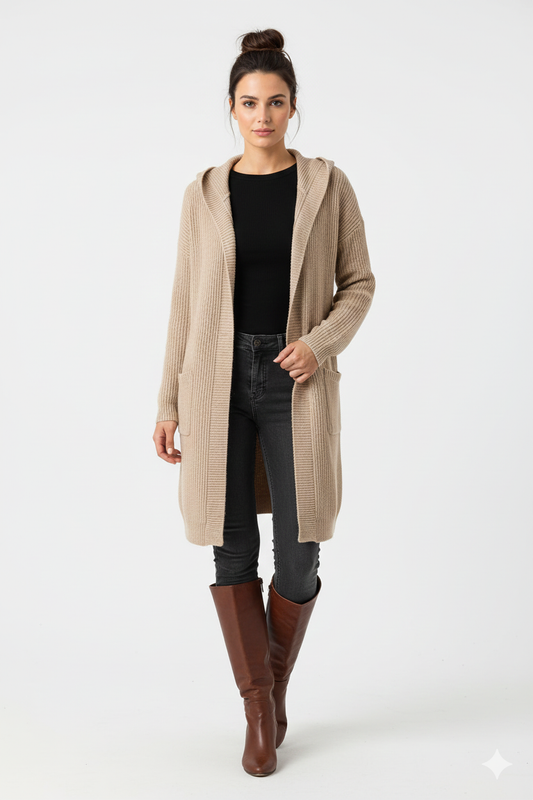 Gilet Femme Élégant - Cardigan Long Léger et Chic - PanierRoyale