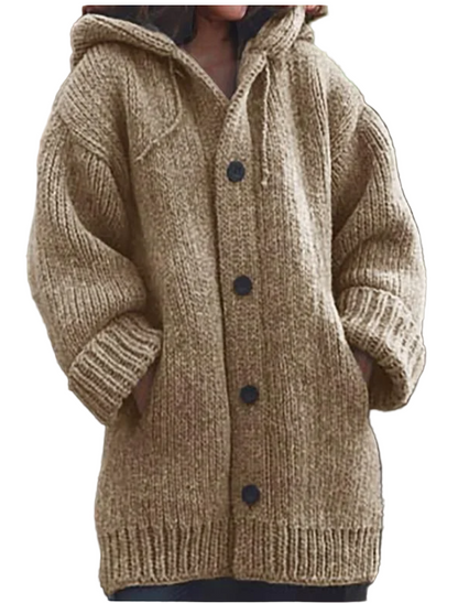 Cardigan Femme Long et Élégant pour Hiver - PanierRoyale