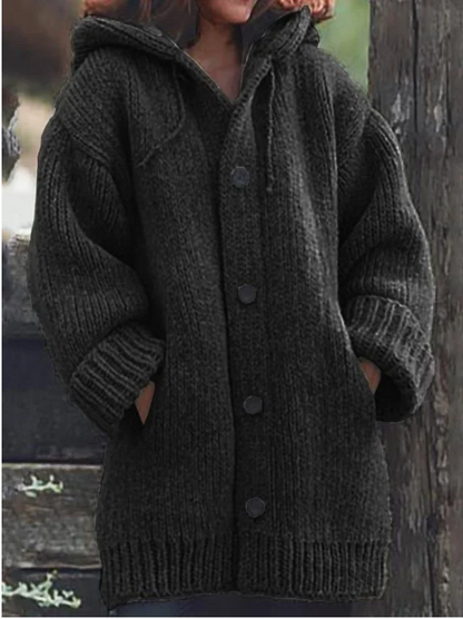 Cardigan Femme Long et Élégant pour Hiver