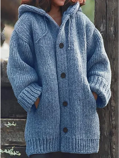 Cardigan Femme Long et Élégant pour Hiver