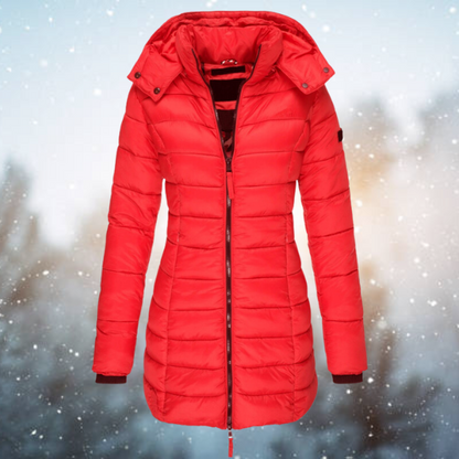 Parka Femme Hiver Longue avec Capuche Chaude