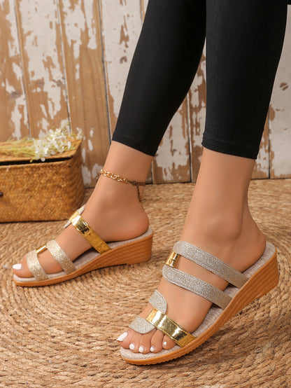 Elissana™ – Sandales Femmes Confortables à Talon Compensé Chic pour l’Été