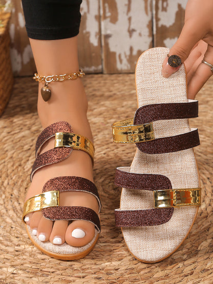 Elissana™ – Sandales Femmes Confortables à Talon Compensé Chic pour l’Été