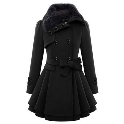 Manteau Femme Hiver avec Capuche et Doublure Chaude