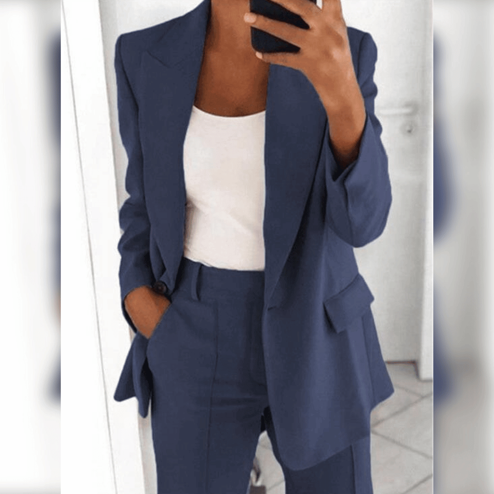 Costume Femme Deux Pièces Élégant et Professionnel