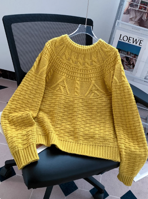 Pull Femme Col Rond Élégant