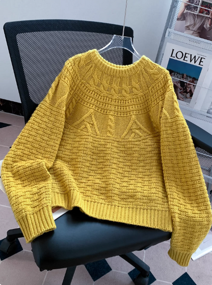 Pull Femme Col Rond Élégant
