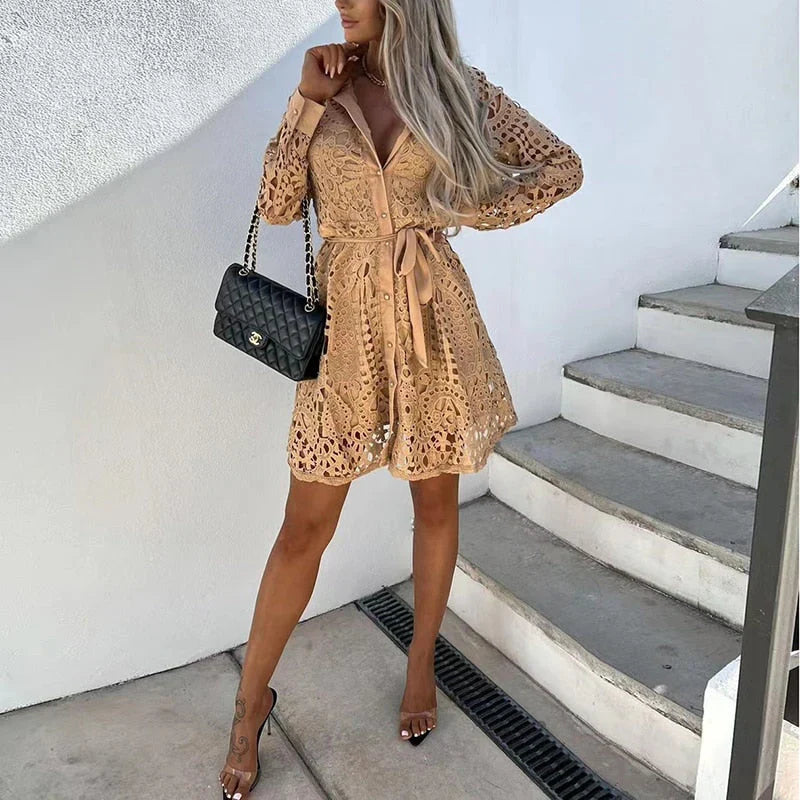 Elysiva™ – Robe Femme d'Été en dentelle élégante et confortable