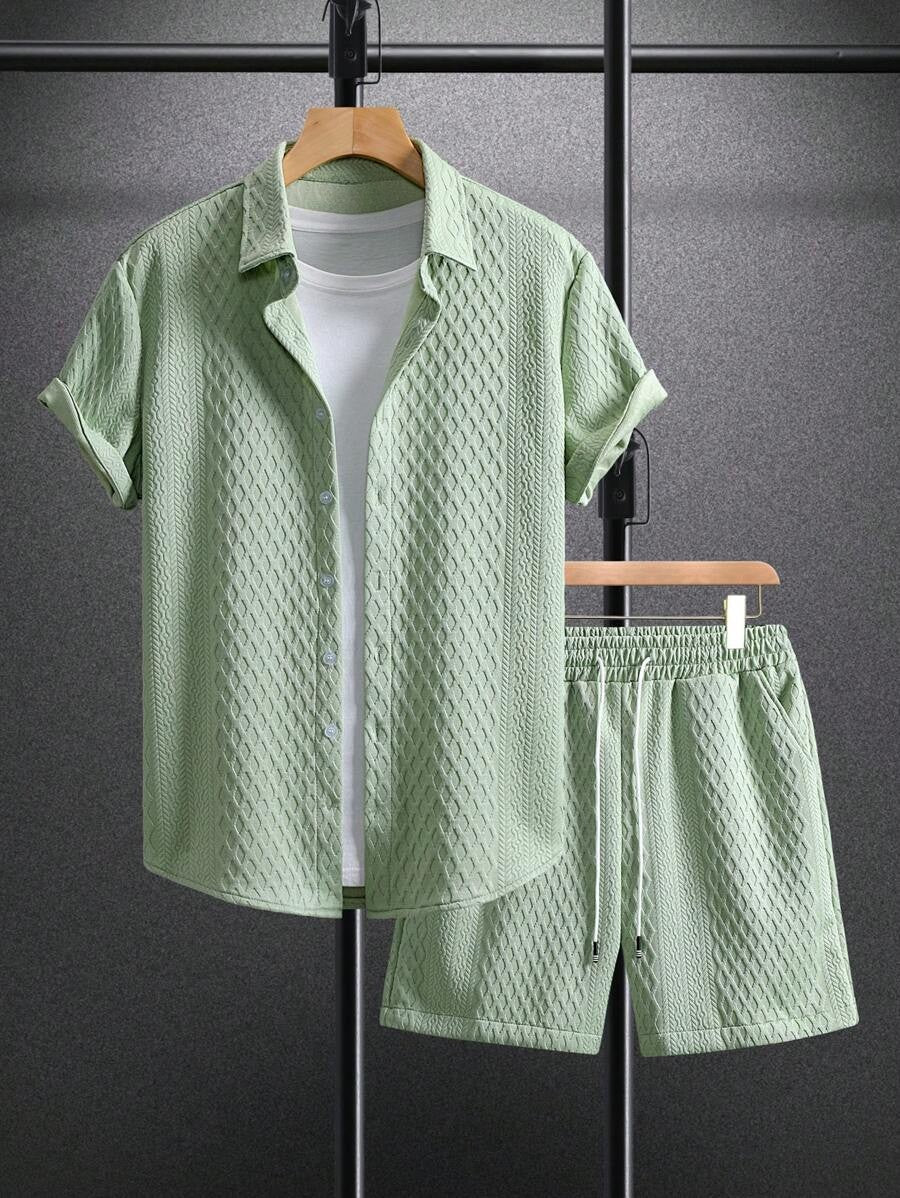 Ensemble Homme Décontracté avec Haut et Short