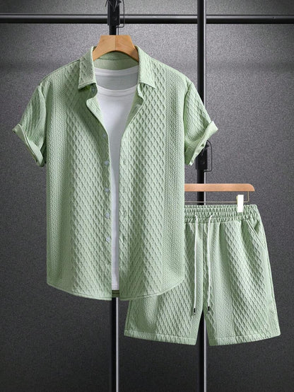 Ensemble Homme Décontracté avec Haut et Short