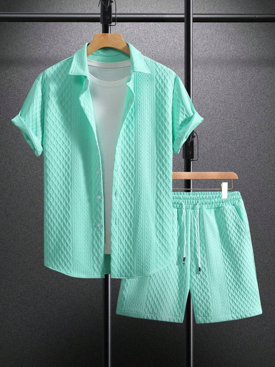 Ensemble Homme Décontracté avec Haut et Short