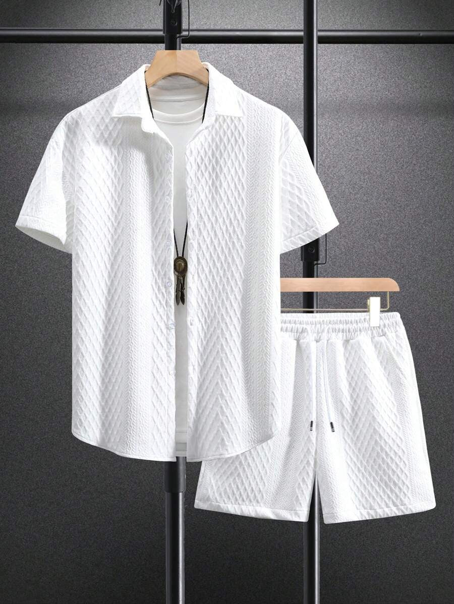 Ensemble Homme Décontracté avec Haut et Short