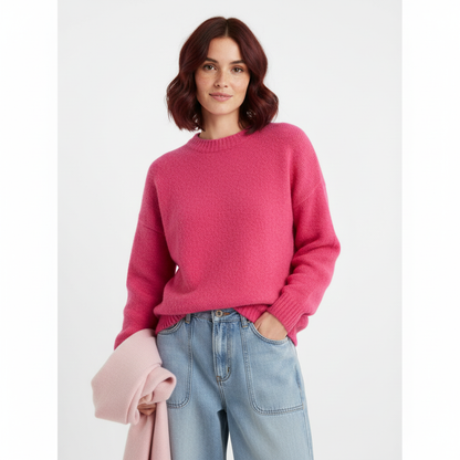 Pull Grande Taille Femme - Tricot Doux et Confortable