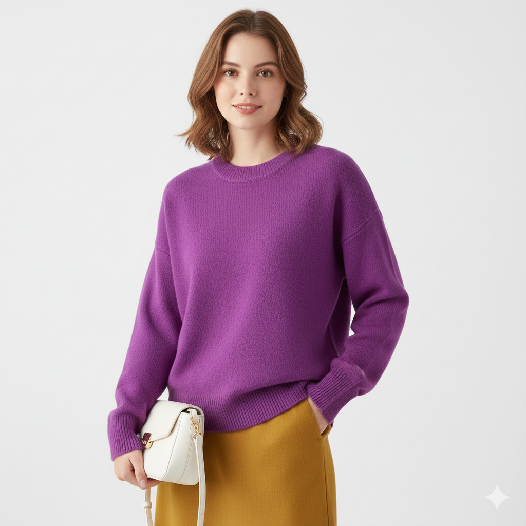 Pull Grande Taille Femme - Tricot Doux et Confortable