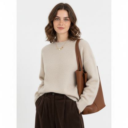 Pull Grande Taille Femme - Tricot Doux et Confortable