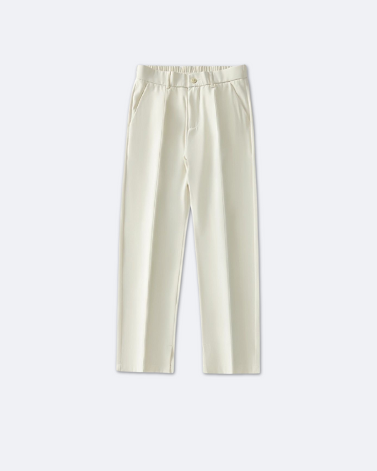 Pantalon Homme Droit Classique Coton Noir - PanierRoyale