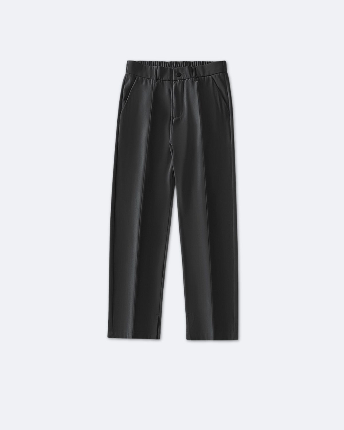 Pantalon Homme Droit Classique Coton Noir