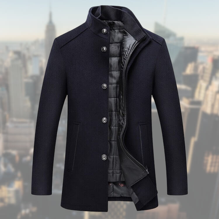Veste Homme Hiver Chic avec Boutons pour Tous les Jours