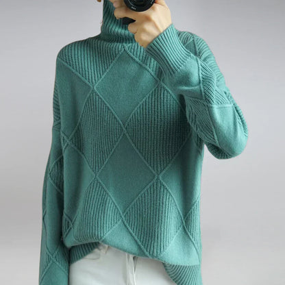 Pull Cachemire Doux et Chaud pour Femme Hiver