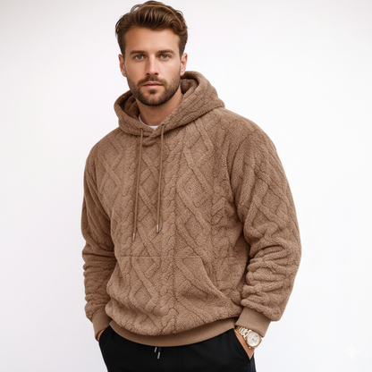 Sweat à Capuche Homme Hiver Doux et Confortable
