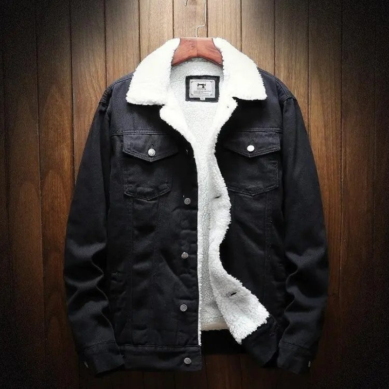 Veste Denim Hiver Homme Chaud et Confortable - PanierRoyale