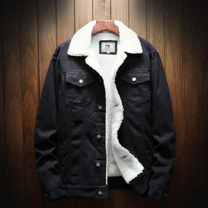 Veste Denim Hiver Homme Chaud et Confortable - PanierRoyale