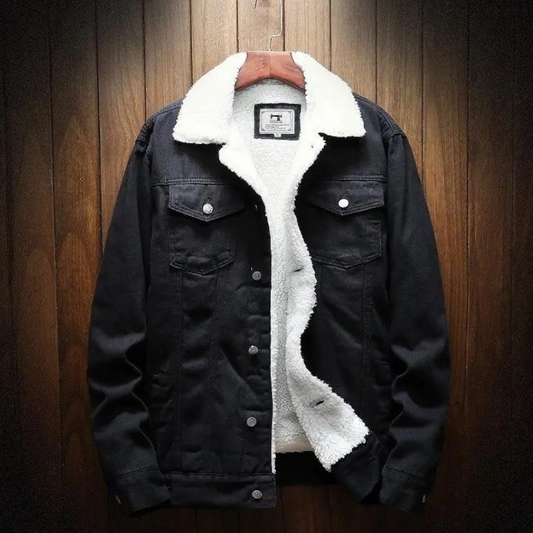 Veste Denim Hiver Homme Chaud et Confortable - PanierRoyale
