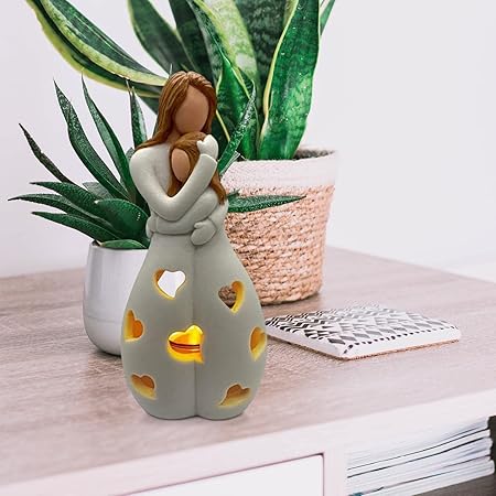 Éthéria™ – Lampe de Table Décorative Élégante en Résine Beige