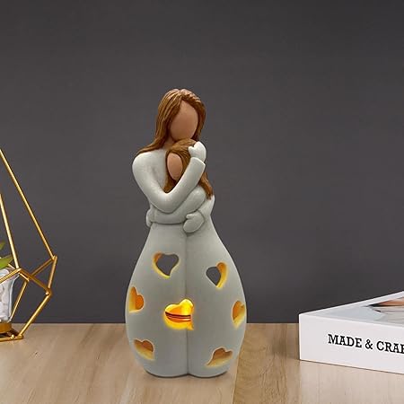 Éthéria™ – Lampe de Table Décorative Élégante en Résine Beige
