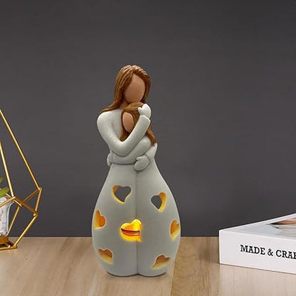 Éthéria™ – Lampe de Table Décorative Élégante en Résine Beige