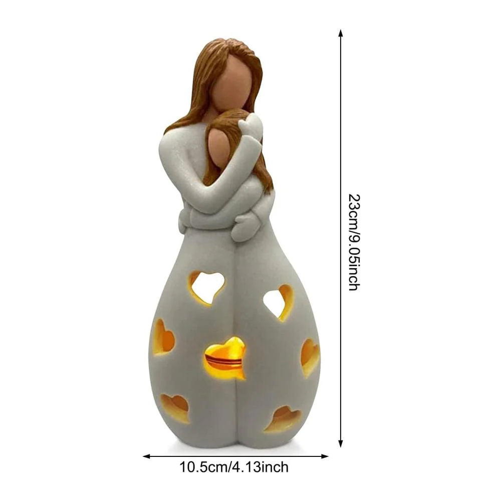 Éthéria™ – Lampe de Table Décorative Élégante en Résine Beige
