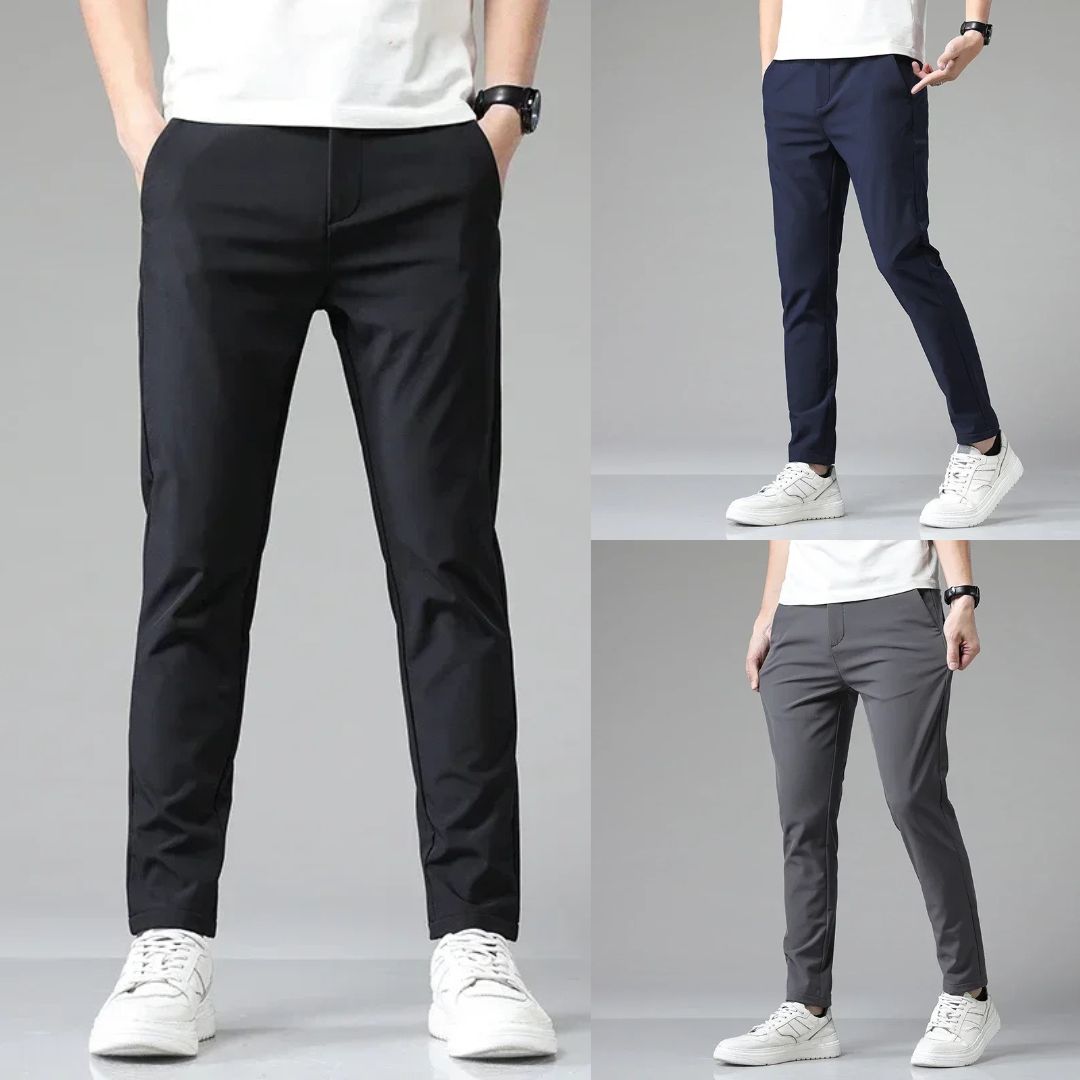 Pantalon Homme Slim Fit Noir