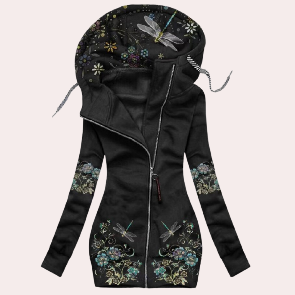 ARIELA - Sweat à Capuche Floral pour Femmes