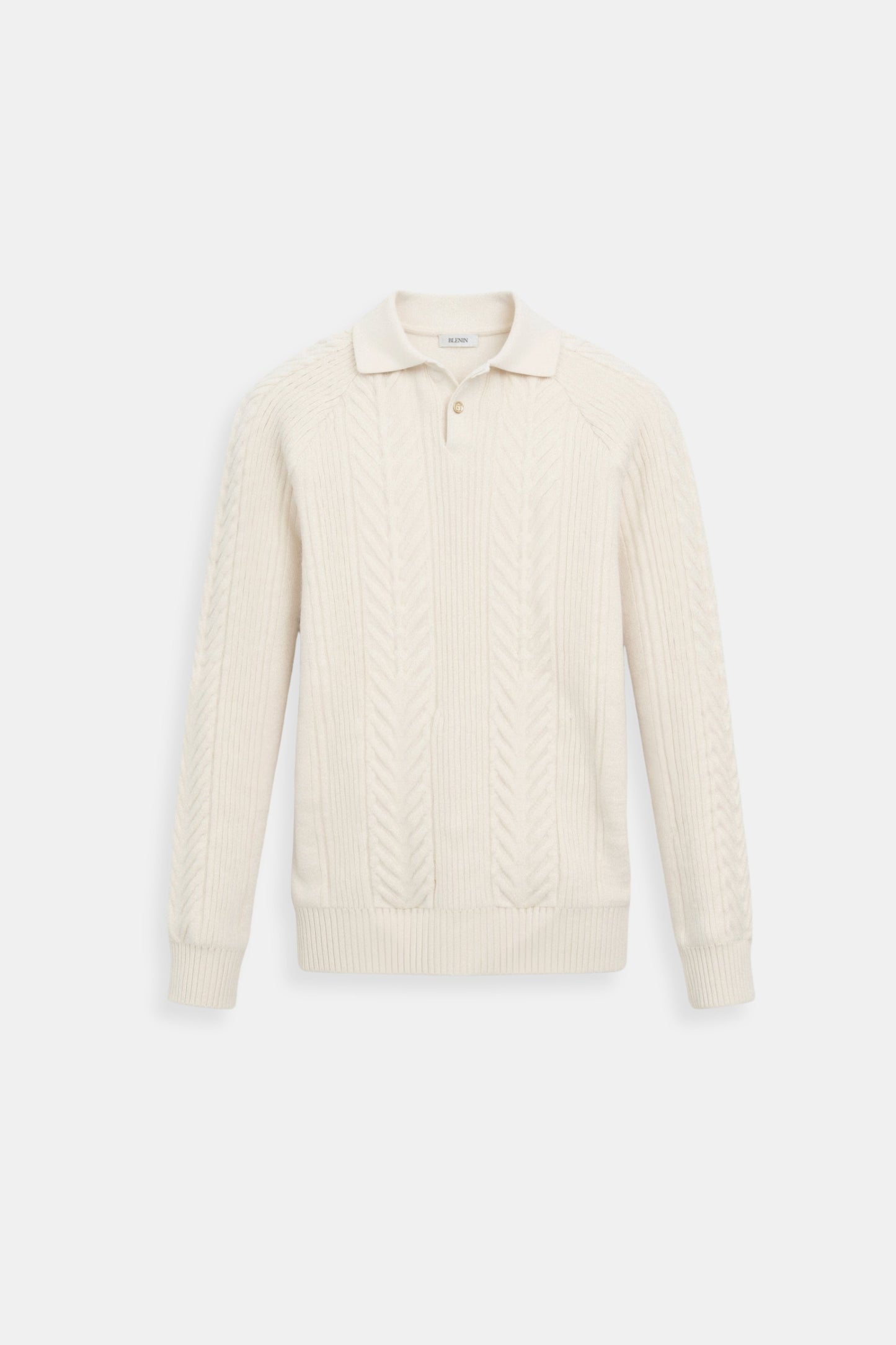 Pull en maille classique avec col polo - BerlinGlamour