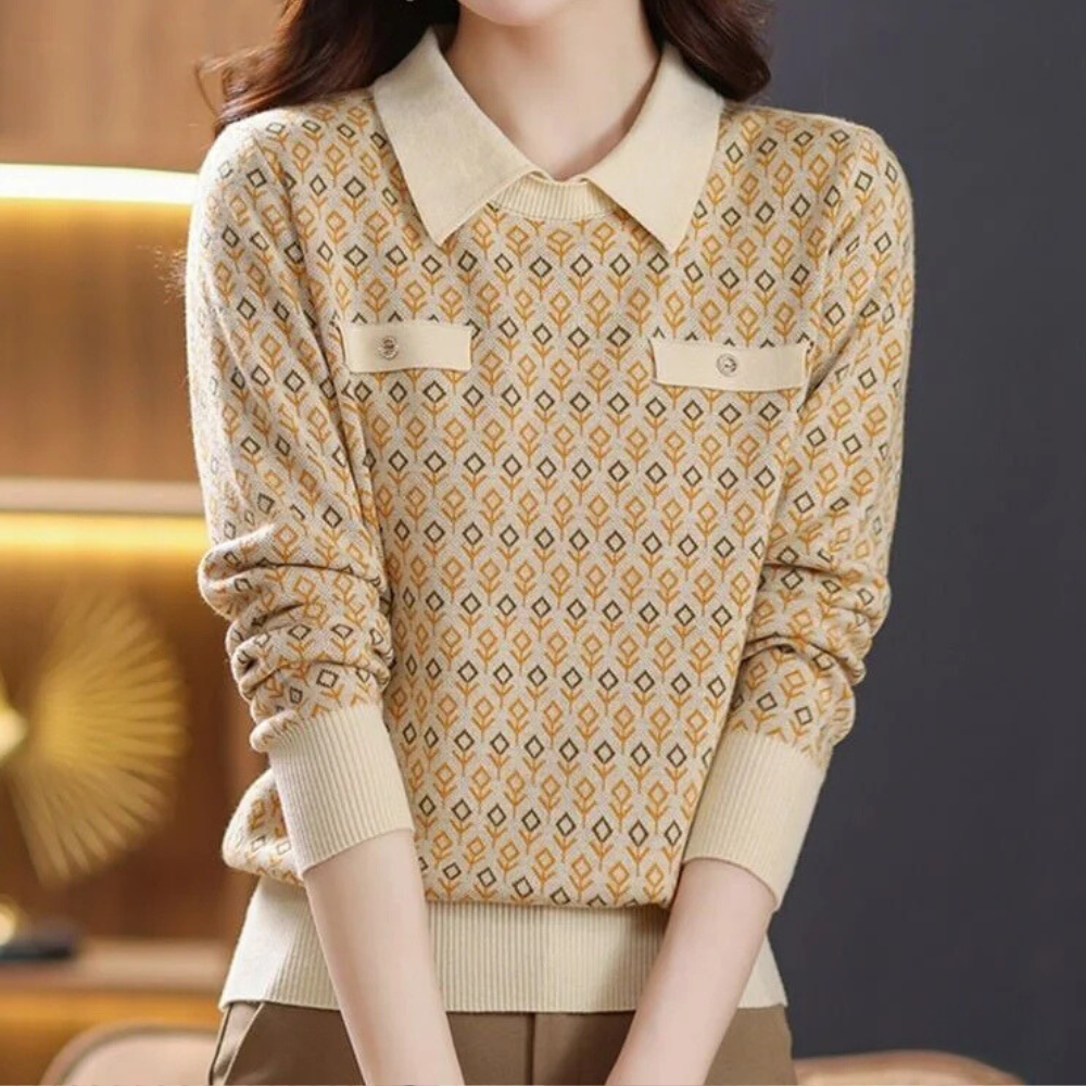 Pull Tricot Femmes Élégant et Doux - PanierRoyale