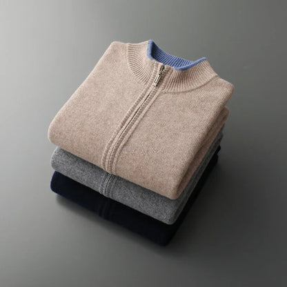 Blouson Homme Cashmere Élégant et Chaud